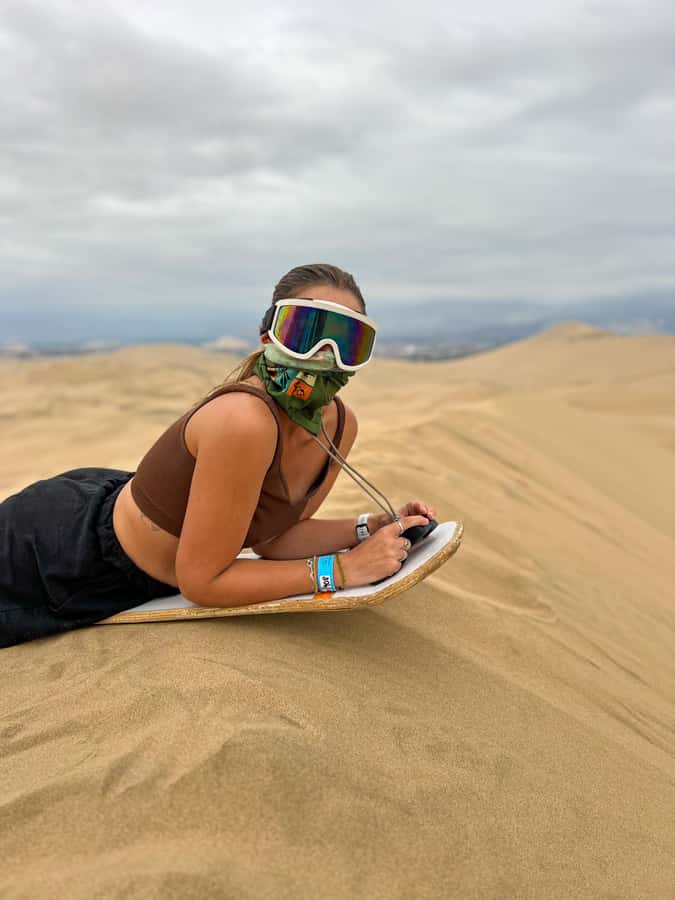 Ica/Huacachina: Crazy buggy in the dunes at sunset + sand sled - Safety Briefing and Included Gear That Actually Helps
