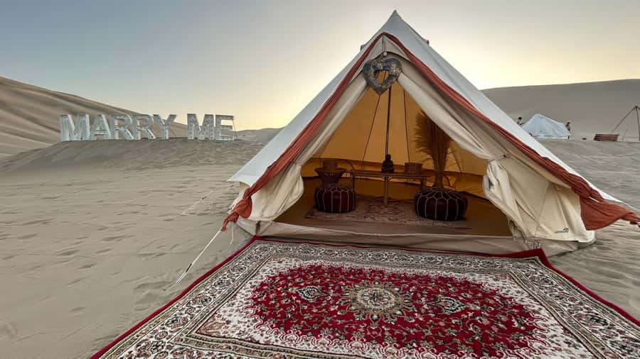 Ica | Huacachina: Desert Glamping | Night Under the Stars - Sleeping in the Desert: Tent Comfort Without the Guesswork