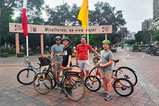 Lima Bike Tour in Miraflores & Barranco - Shared small group - Costa Verde viewpoints: the bicentennial ecological park and Parque Husares de Junín
