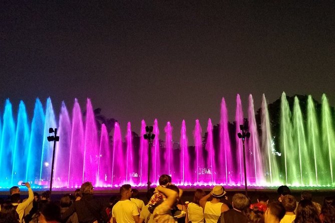 Lima FD Experience Pachacamac, Barranco, City Centre & Water Park - Circuito Magico del Agua: Guinness-style fountains and a lights, music, water show