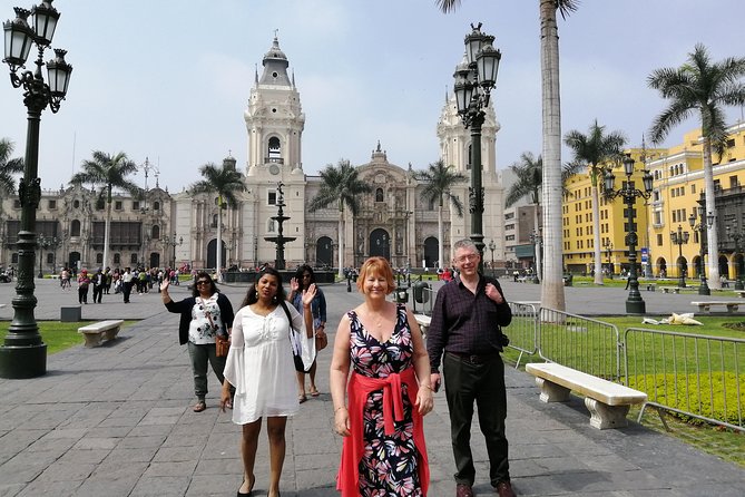 Lima Highlights All-Inclusive - Huaca Pucllana: outside panoramic views of a site from 200 AD
