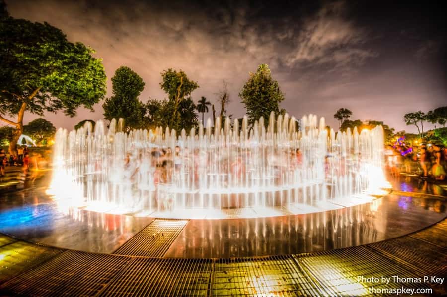 Lima: Magic Water Circuit Tour w/ Transfer & Ticket - The fountain show itself: 13 interactive cybernetic displays