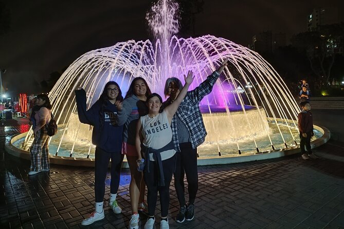 Lima's Magic Water Circuit Show. - Fantasy Fountain: lights, water, and sound, plus the Peru projection effect