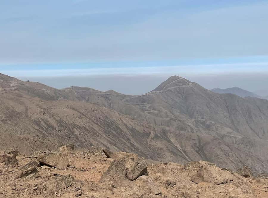 Lima: Spiritual Healing with Xanga - The Smokeable Ayahuasca - The mountaintop setting near Lima: views that change while you process