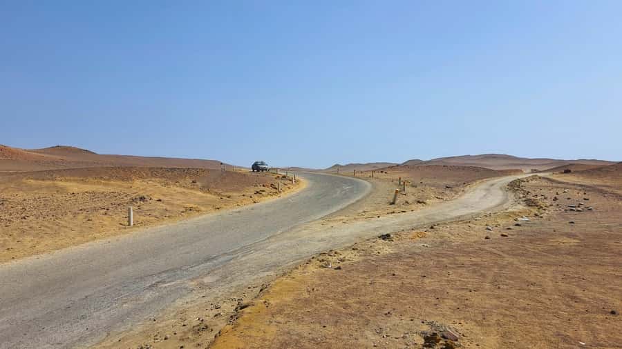 Mini Buggy GO KART in Paracas National Reserve - Red Beach (Playa Roja): Red Sand for Big Color Photos