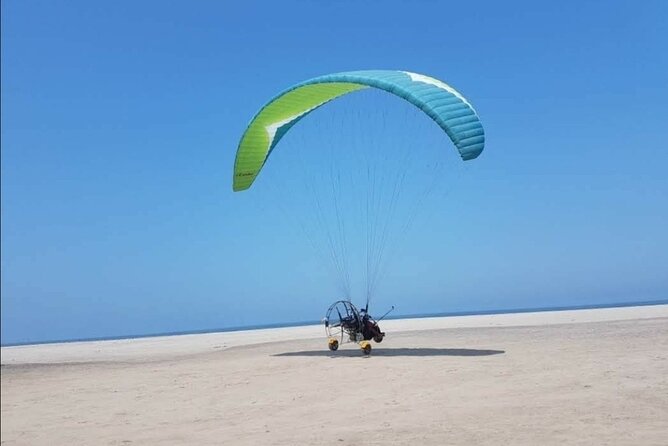 Motorized Paragliding flights on the Costa Verde - Lima - Takeoff That Feels Calm, Then You Climb to 80 to 300 Meters