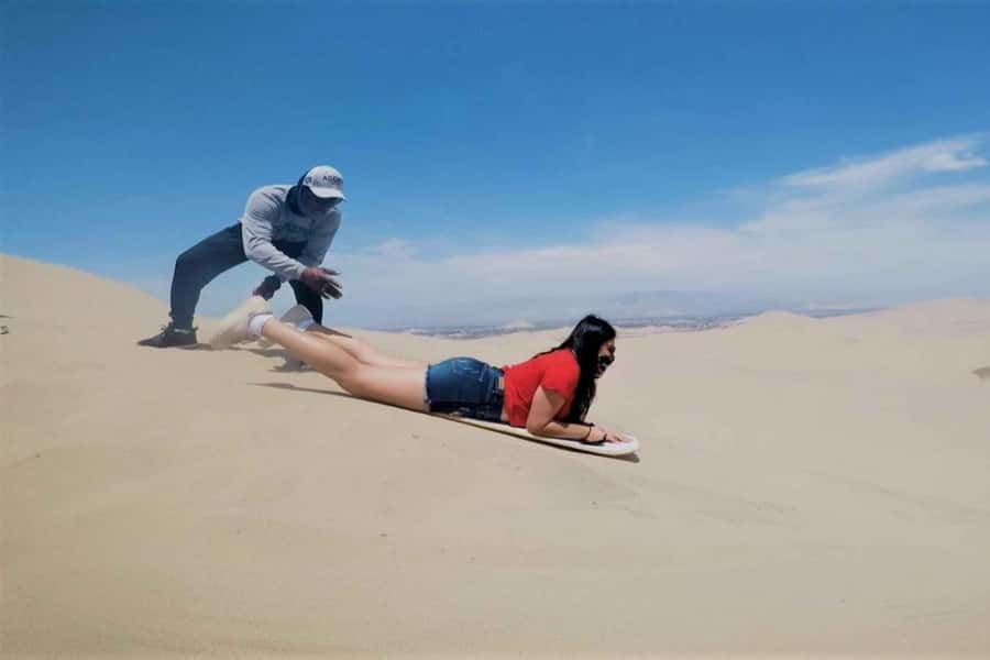 Nasca: Ocongalla Aqueduct Sandboarding in the Usaka desert - Pickup in Nazca: How the Morning Rush Avoids the Afternoon Stress
