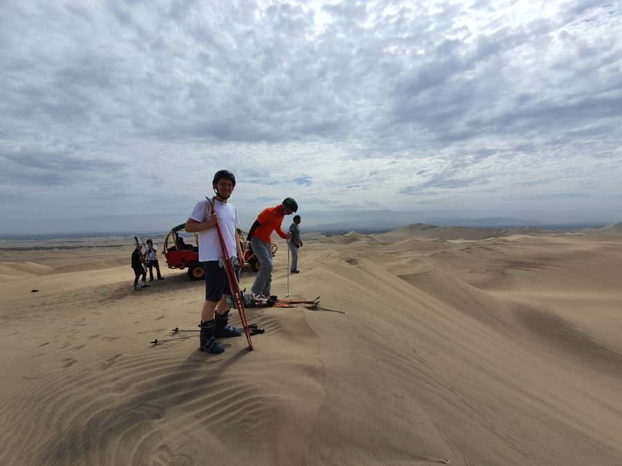 Paracas or Pisco: Private Huacachina Oasis Tour & Buggy Ride - Huacachina oasis: palm trees, lagoon views, and quick orientation