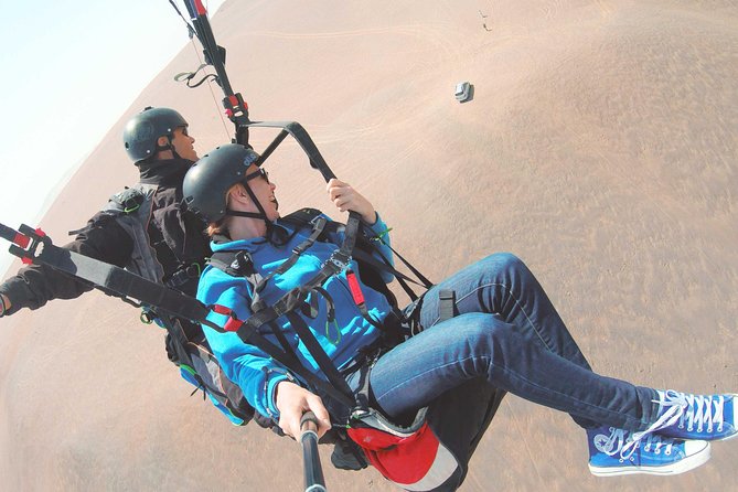Paragliding Flight at Paracas National Reservation - What You See: Paracas National Reservation from Above