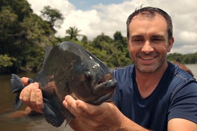 Piranha fishing experience in the Amazon jungle - The Itaya and Amazon River Junction, Plus Belén Market Vibes