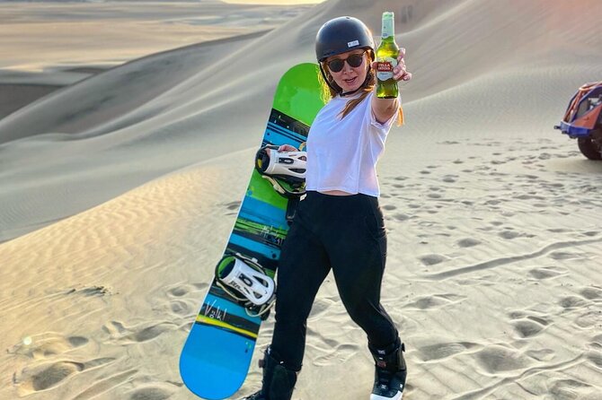Professional Sandboarding and Sandskiing Tour, Ica, Peru - Riding toward sunset: the “one more run” feeling