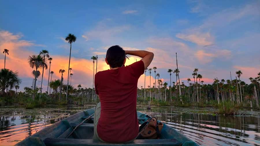 Puerto Maldonado: Lake Yacumama sunset and piranha fishing - On the Water: Boat Cruise, Birdwatching, and Wildlife Spotting