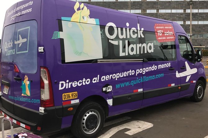 QuickLlama: Door-to-door transfer from Lima Airport to Miraflores - Lima Airport to Miraflores in about an hour, with fewer decisions