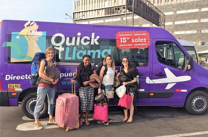 QuickLlama: Door-to-door transfer from Miraflores to Lima Airport - Safety and insurance: what you are covered for