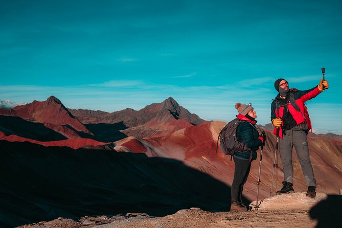 Rainbow Mountain and Red Valley Hike – 2 Days / 1 Night - Day 1: Quesiuno to Surinecocha camp (Puka Pass and Warmisaya)