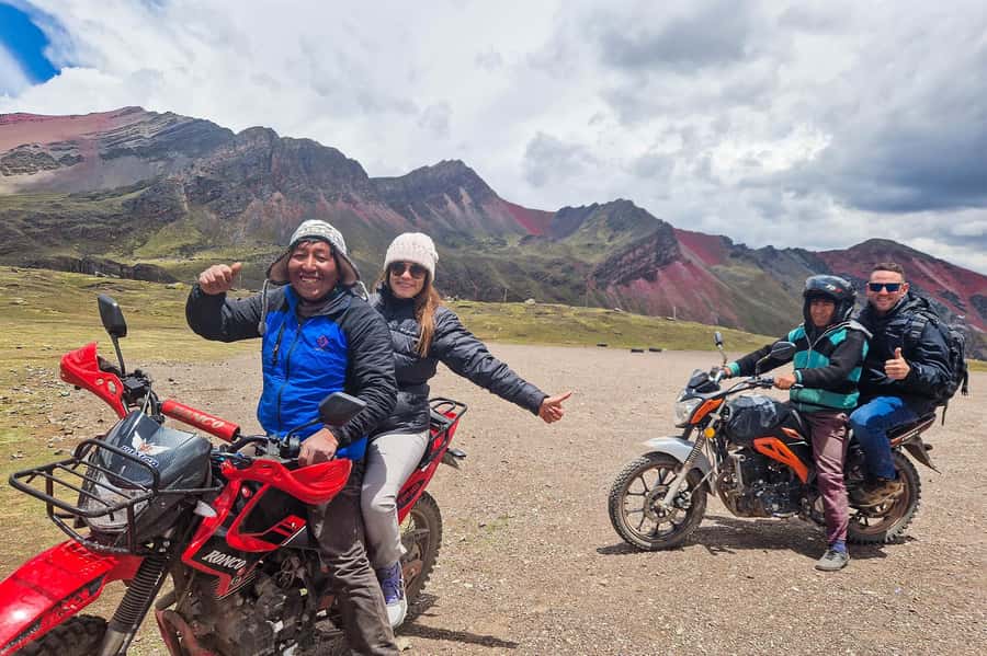 Rainbow Mountain Easy Tour - No Hiking or Driving Needed - Motorcycle Lift: Skipping the 2.3 km Hard Hike