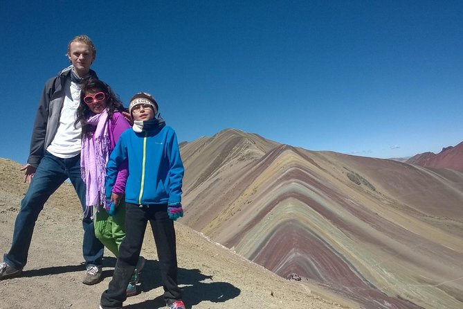 Rainbow Mountain - Full Day (Group Tour) - Walking up to the Painted Hills: what the 360-degree viewpoint feels like