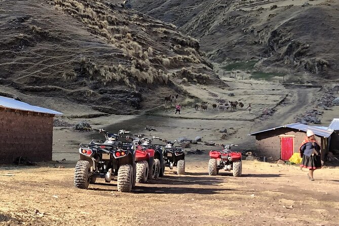 Rainbow Mountain on ATV Adventure, Only 7 Minutes Walk - Quad bikes to Montana de 7 Colores: the fast track to the viewpoint