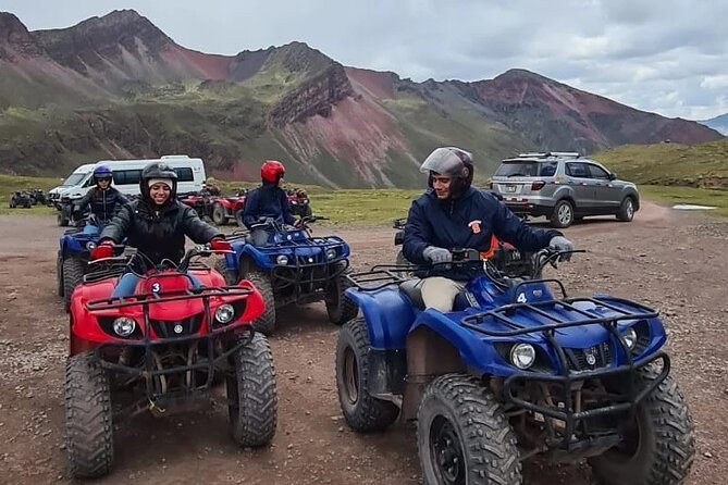 Rainbow Mountain on ATV Adventure, Only 7 Minutes Walk - The cold, wind, and altitude reality check at 16,500 feet