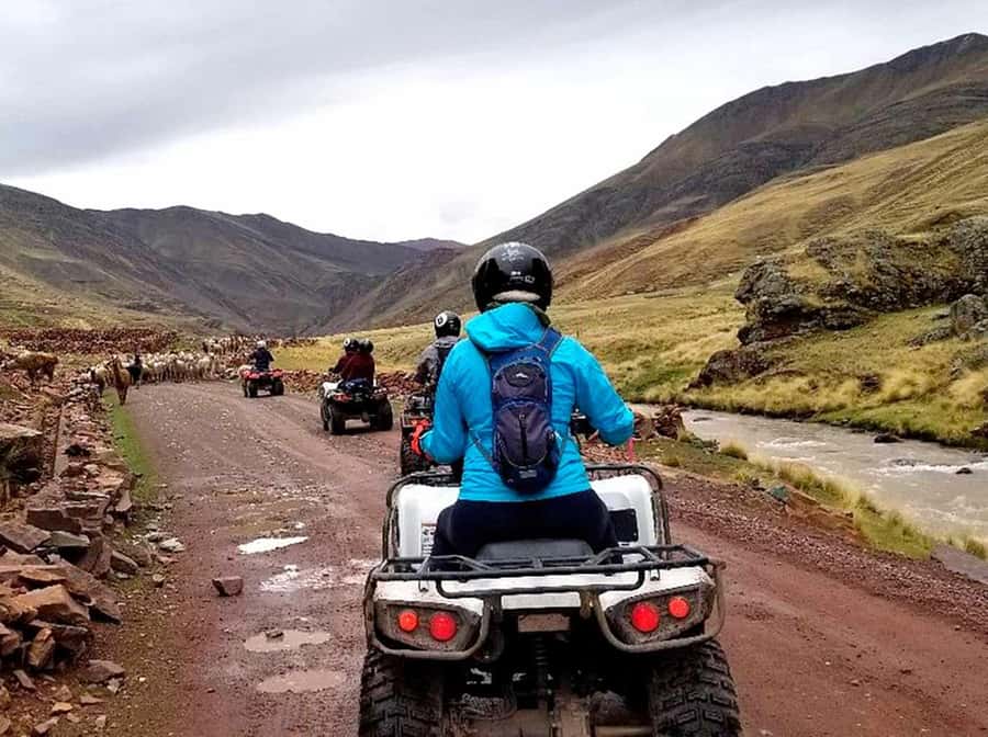 Rainbow Mountain on ATV - The early pickup, Cusipata breakfast, and the long road south