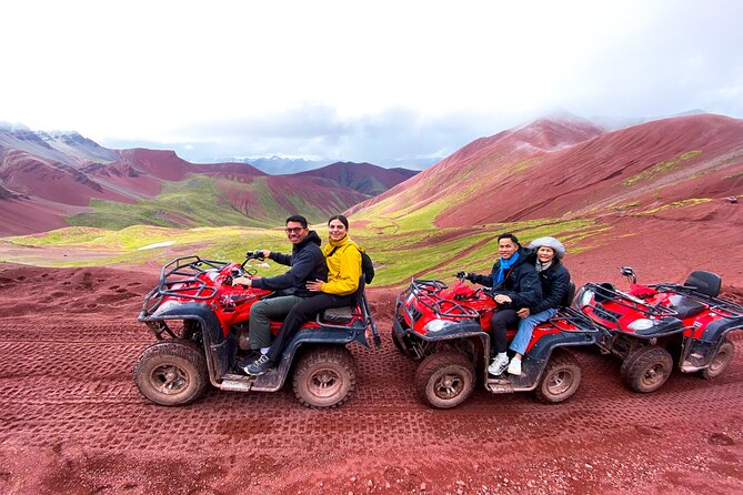 Red Valley and Mountain of Colors ATV Tour from Cusco - Mountain of 7 Colors: the 30-minute walk to 5,036 m