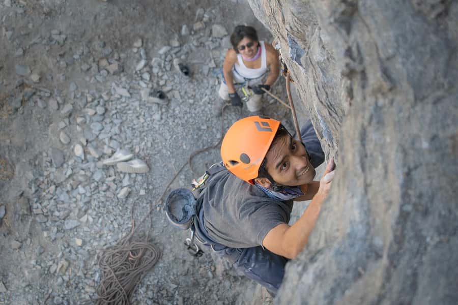 Rock Climbing in Arequipa, Perú - Rock climbing near Arequipa, where volcano views start before you tie in