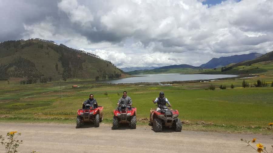 Sacred Valley: Huaypoo Lagoon and Maras by Quad Bike - ATV - Maras salt mines: viewpoint views, a ticket you must plan for, and mine access limits