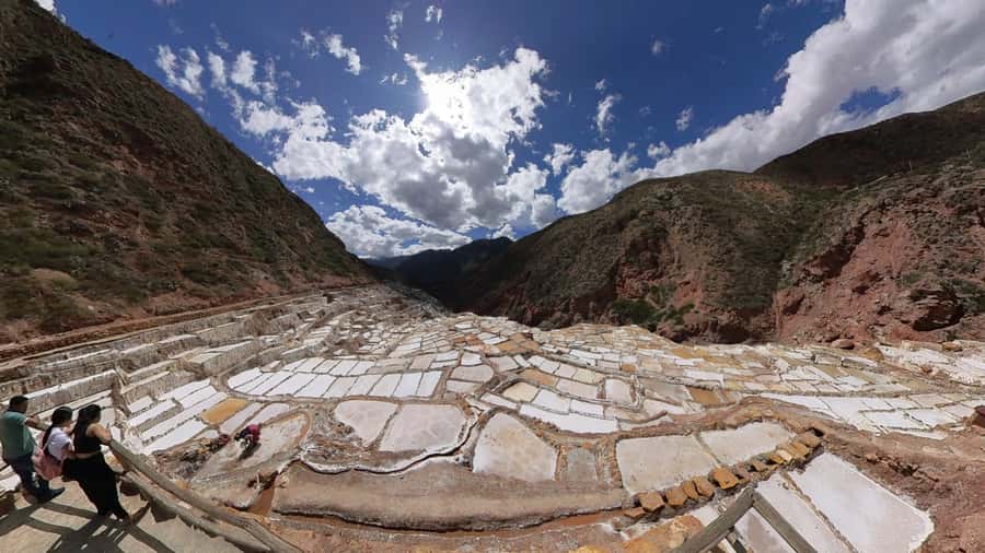 Sacred valley MorayMaras Chinchero Ollantaytambo pisaq 1 day - Cusco pickup, then the “first wow” at Chinchero