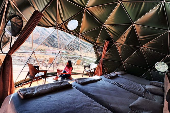 Salkantay Trek 4 Days to Machu Picchu by Glamping Sky Lodge Dome - Day 3, Upper Jungle to La Playa, with Waterfalls and Fruit Views