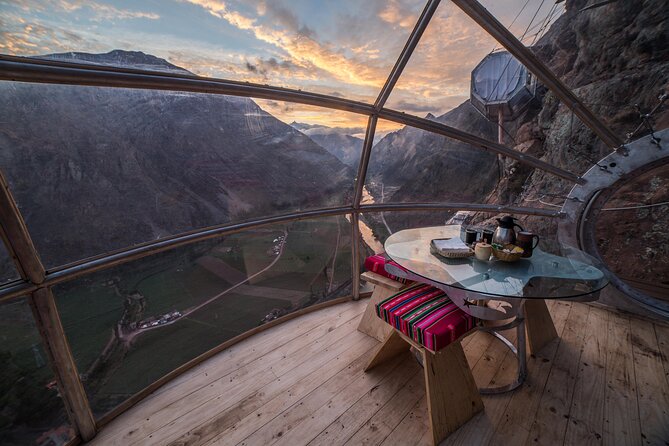 Skylodge Sacred Valley Overnight, Via Ferrata & Zip Line Adventure from Cusco - Day 1 at Natura Vive: From Mountain Views to a Hanging Pod