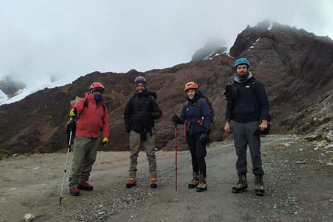 Snowy Mateo - Cordillera Blanca Expedition - The moraine break and the first climb moves