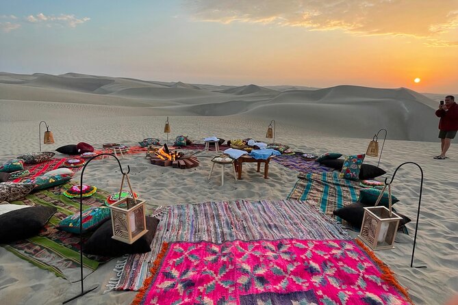 The most epic Paracas & Huacachina experience ever! - Desert Happy Hour in Paracas: Picnic Under Lanterns and Real Night Air