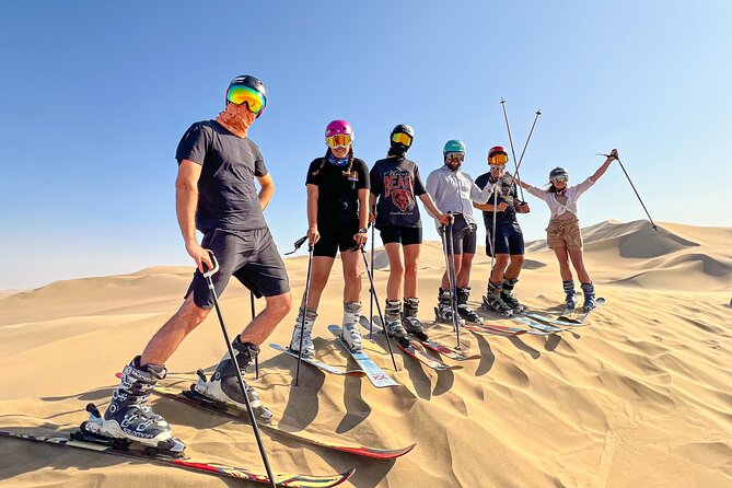 The real Sandboard and Sandski Experience at the sunset - Gear and Safety: What You Get Before Anyone Moves