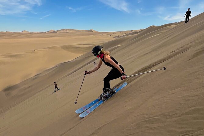 The real Sandboard and Sandski Experience at the sunset - Riding With Pro Coaching at Your Level