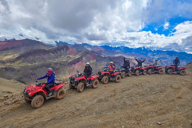 The Ultimate: Red Valley + Rainbow mountain by ATV no hiking - Cusco Pickup at 3:00 a.m., Starting in the Main Square