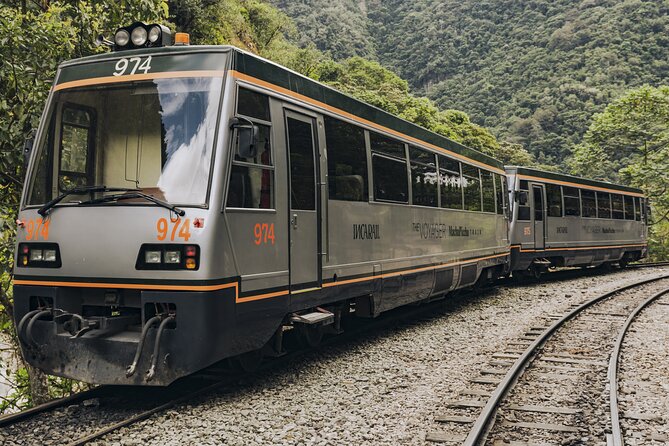 The Voyager Machu Picchu Train by Inca Rail - Your early connection in Aguas Calientes at 6:40 am