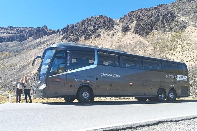 Turist Bus Colca Canyon (Chivay) To Puno - Getting on board in Chivay, then settling into Nativa Express comfort