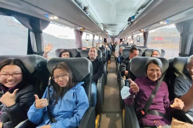 Turist Bus Colca Canyon (Chivay) To Puno - Abra Patapampa: Andes volcano views and Apacheta stone offerings