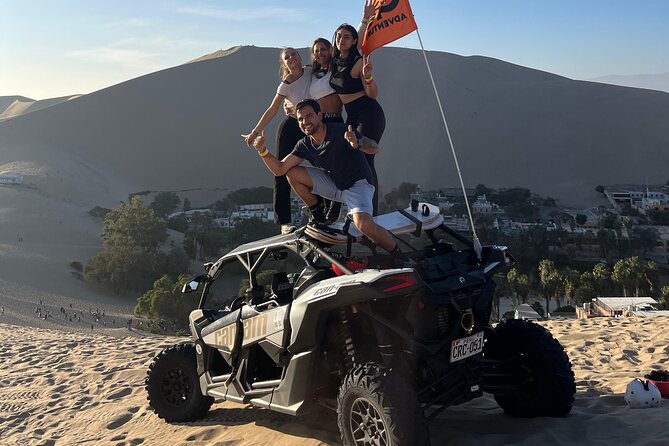 UTV Desert Adventure Tour in Huacachina - Sandboarding on a chest slide: adrenaline with an amateur setup