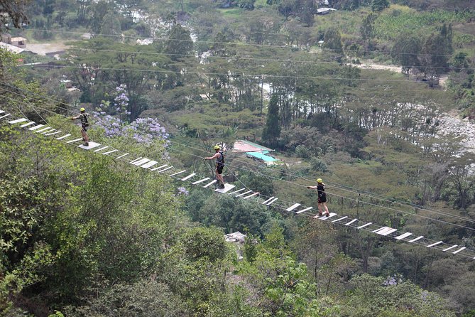 zip line adventure in machupicchu - Inside the Circuit: 6 Zip Lines, a Bridge, Via Ferrata, and Waterfall Rappels